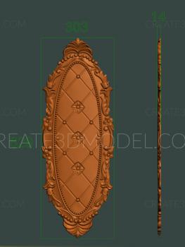 نموذج ثلاثي الأبعاد لآلة CNC أبواب منحوتة 